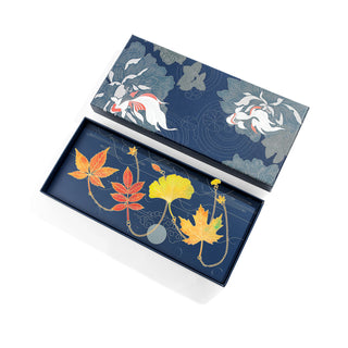 Marque-pages en Laiton, feuilles d'automne – Cadeaux raffinés en coffret