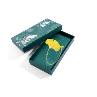 Marque-pages en Laiton, feuilles d'automne – Cadeaux raffinés en coffret