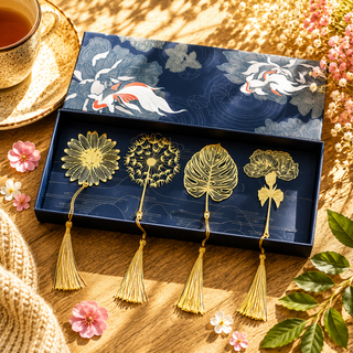 Marque Pages en Laiton Fleurs