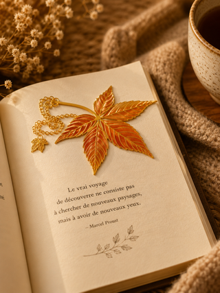 Marque-pages en Laiton – Cadeaux raffinés en coffret