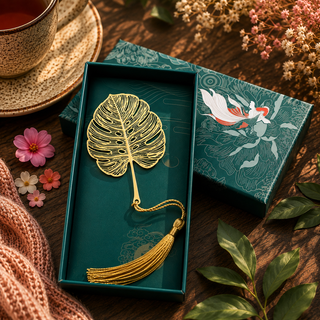 Marque Pages en Laiton Fleurs