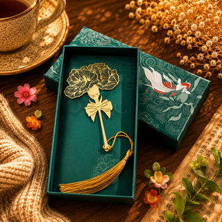 Marque Pages en Laiton Fleurs