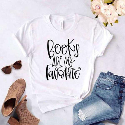T-Shirt Citation<br /> Books Are My Favorite