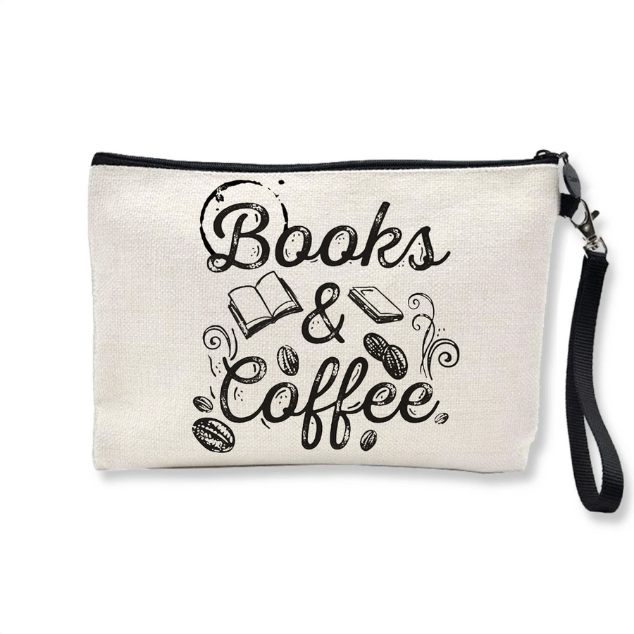 Pochette Femme Books and Coffee